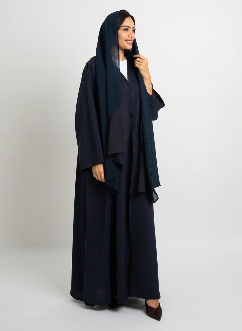 Kaafmeem Navy Executive Abaya