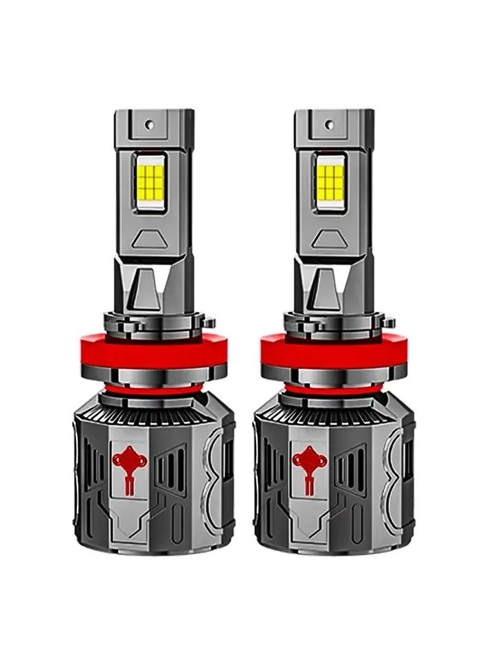 gz auto GZ AUTO LED Headlight Bulbs 6500K Super Bright LED Bulb High Low Beam Halogen Replacement LED Headlights Conversion Kit, Pack of 2 | For Universal | IP6 Waterproof | 1 Year Replacement Warranty  - Image 5