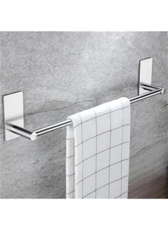 HOOKOR Towel Rack, 304 Stainless Steel Towel Bar | Rustproof and Waterproof | Self-Adhesive | Strong Load-bearing | Sturdy | Bathroom Towel Cleaning Tool Holder  - Image 1