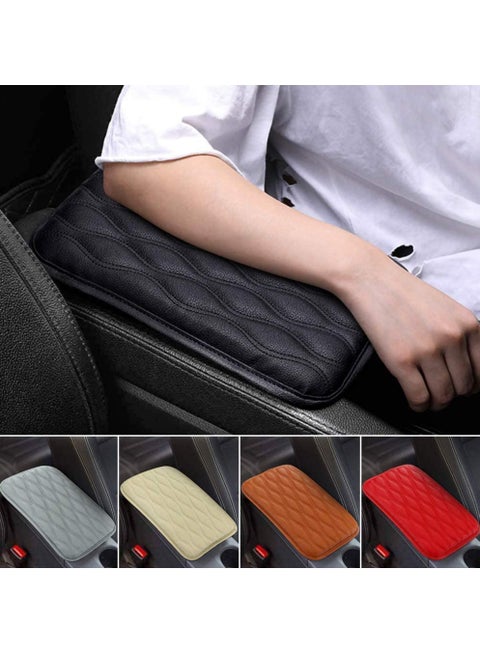 Auto Center Console Cover Pad Universal Fit for SUV/Truck/Car Waterproof Car Armrest Seat Box Cover Leather Auto Armrest Cover