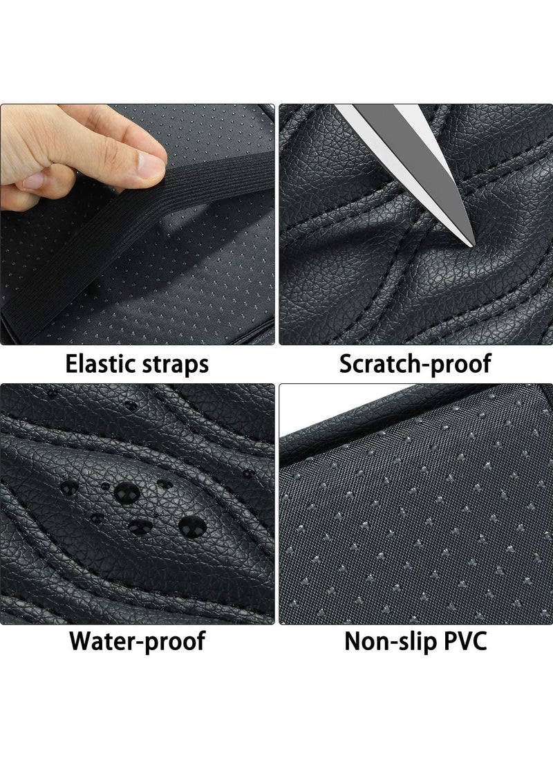 VKL Auto Center Console Cover Pad Universal Fit for SUV/Truck/Car Waterproof Car Armrest Seat Box Cover Leather Auto Armrest Cover  - Image 5
