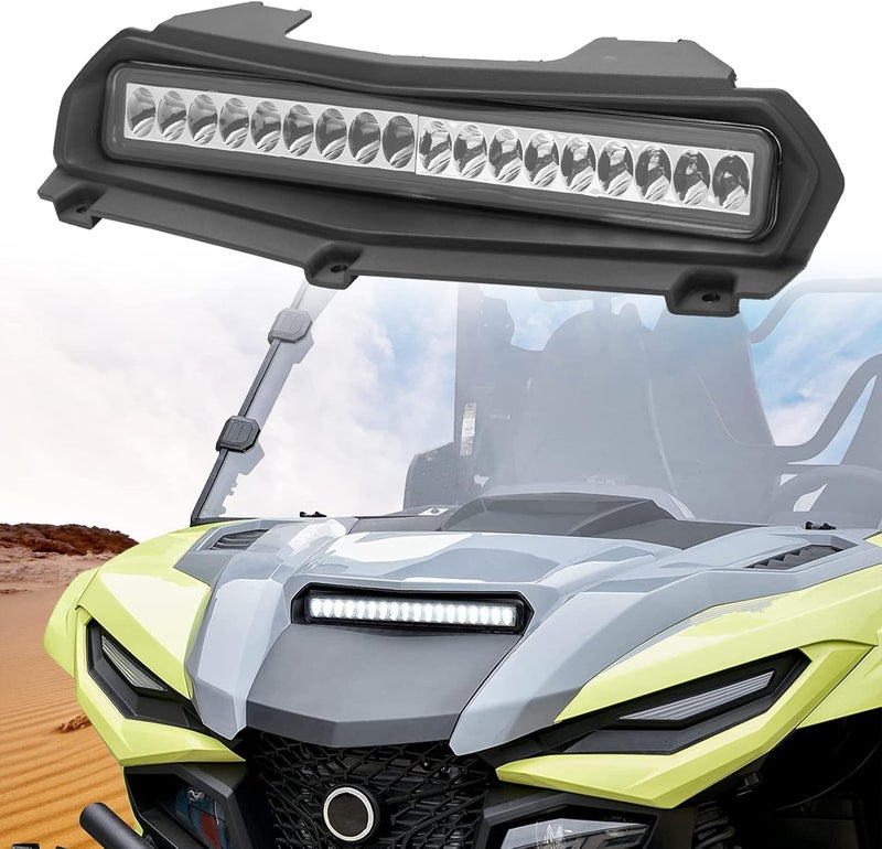 A & UTV PRO LED Hood Scoop Light for Yamaha Wolverine RMAX 1000 RMAX2/RMAX4 (2021-2023) - Front Auxiliary Light Bar - Image 1