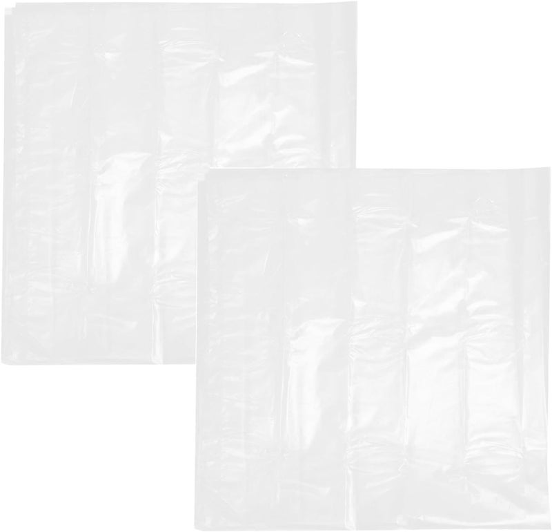 2pcs Plastic Couch Covers for Pets: Dustproof & Waterproof Sofa Moving Cover - Transparent Furniture Protector Storage Wrap for 260x90cm/102.36x35.43 Inch Couch - Image 1