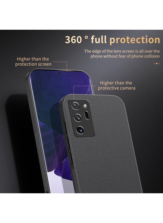 اس-توب جراب هاتف مغناطيسي من الجلد من HUIYI لهاتف Samsung Galaxy Note20 Ultra - Image 3