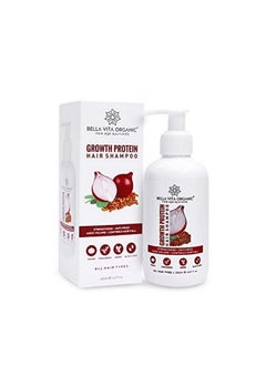 Growth Protein Shampoo For Hair Volume Hair Fall Anti Dandruff Frizz Control Shine & Strength 200Ml