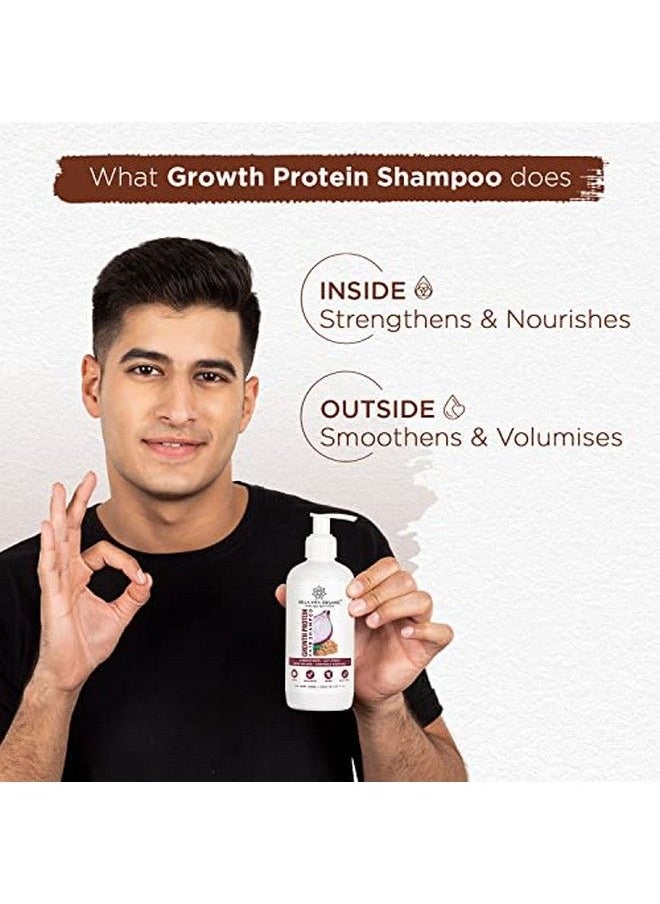 Bella Vita Organic - Growth Protein Shampoo For Hair Volume Hair Fall Anti Dandruff Frizz Control Shine & Strength 200Ml - Image 1