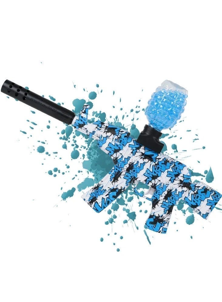 سلانت لعبة مسدس كهربائي كرات الجل مع كرات جل صديق للبيئة مع خرز جل مائي العاب ممتعة + ذخيرة خرز الرصاص المائي لألعاب مسدس الماء، كرات مائية غير سامة متعدد الألوان، 7-8 مم 60,000 قطعة - Image 4