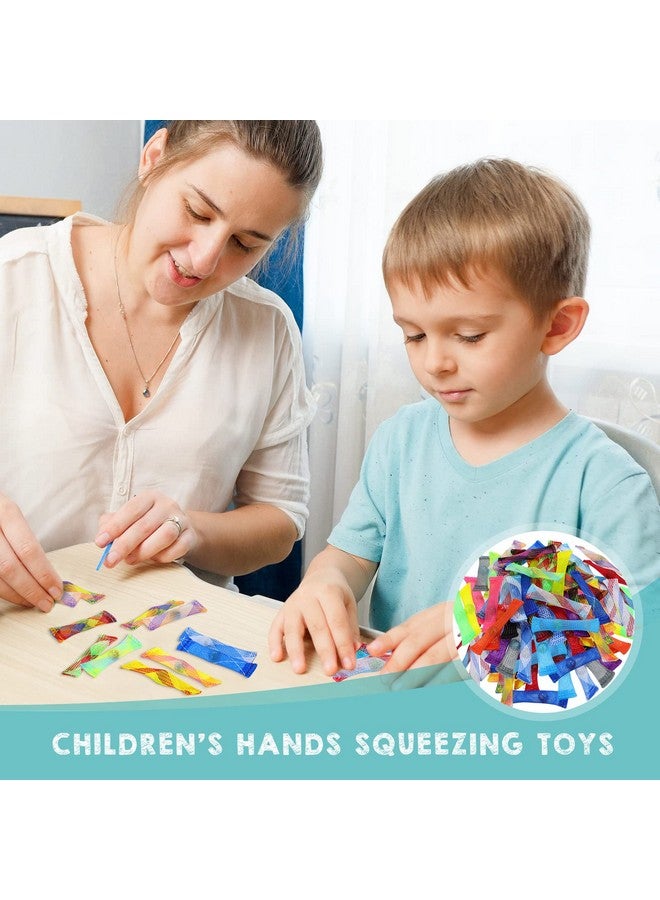 جيريفي 200 قطعة من ألعاب فيدجيت الشبكية الرخامية لتخفيف التوتر الحسي، ألعاب فيدجيت صامتة وهادئة بكميات كبيرة للبالغين، هدايا للفصول الدراسية والقلق، تساعد في علاج اضطراب فرط الحركة ونقص الانتباه والوسواس القهري - Image 3