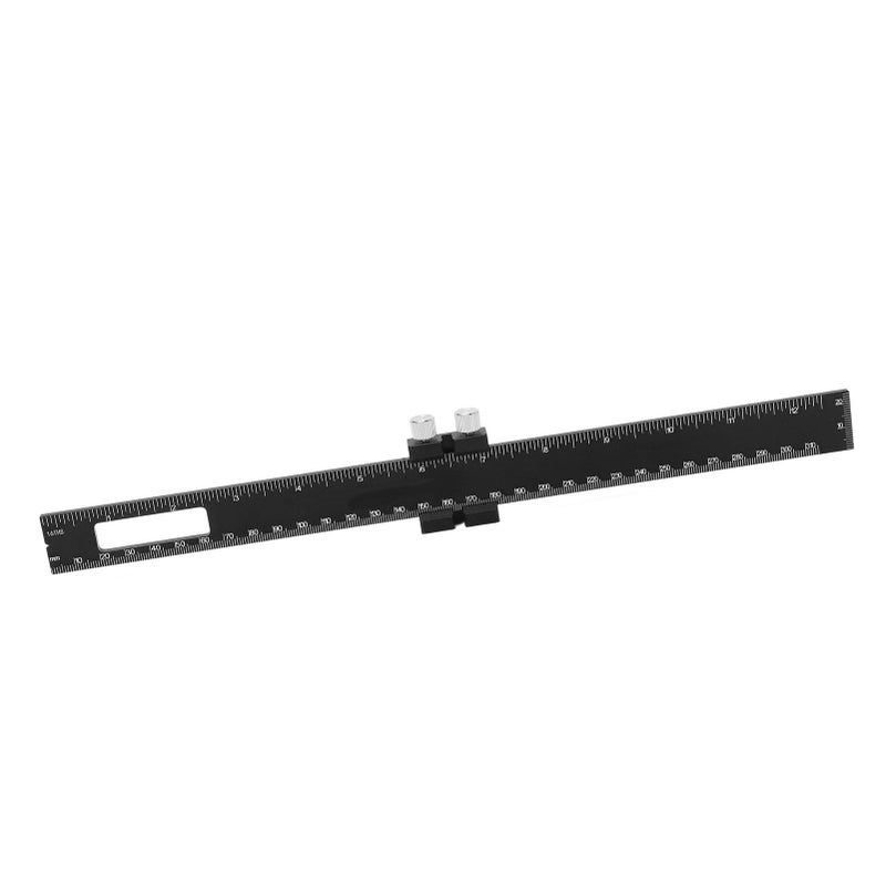 Aluminum Alloy Woodworking Scribing Ruler With Clear Scales For Beginners 6 Inch - Image 5