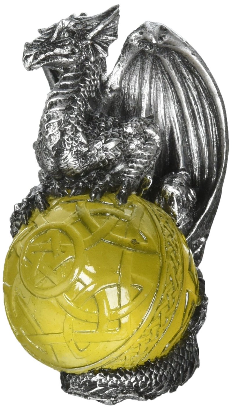 ديزاين توسكانو تصميم Toscano CL5541 حامي البوابة القوطية Celtic Dragon Holiday تمثال كامل اللون 4 بوصة - Image 1