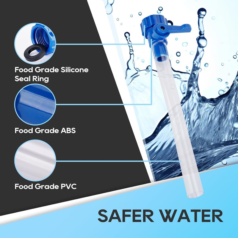 RVGUARD RV Water Tank Filler with Shutoff Valve - Image 2