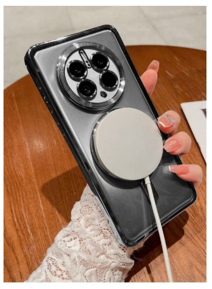 Case for Huawei Mate 50 Pro 6.74", Support MagSafe Charger Wireless Anti Scratch Shockproof Clear Four Corner Cushion Screen Protector Anti Dropping Full Body Protection Cover  - Image 4