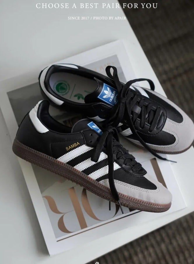 Adidas Unisex Original Sneaker Shoes Samba Vegan Black Gum  - Image 4