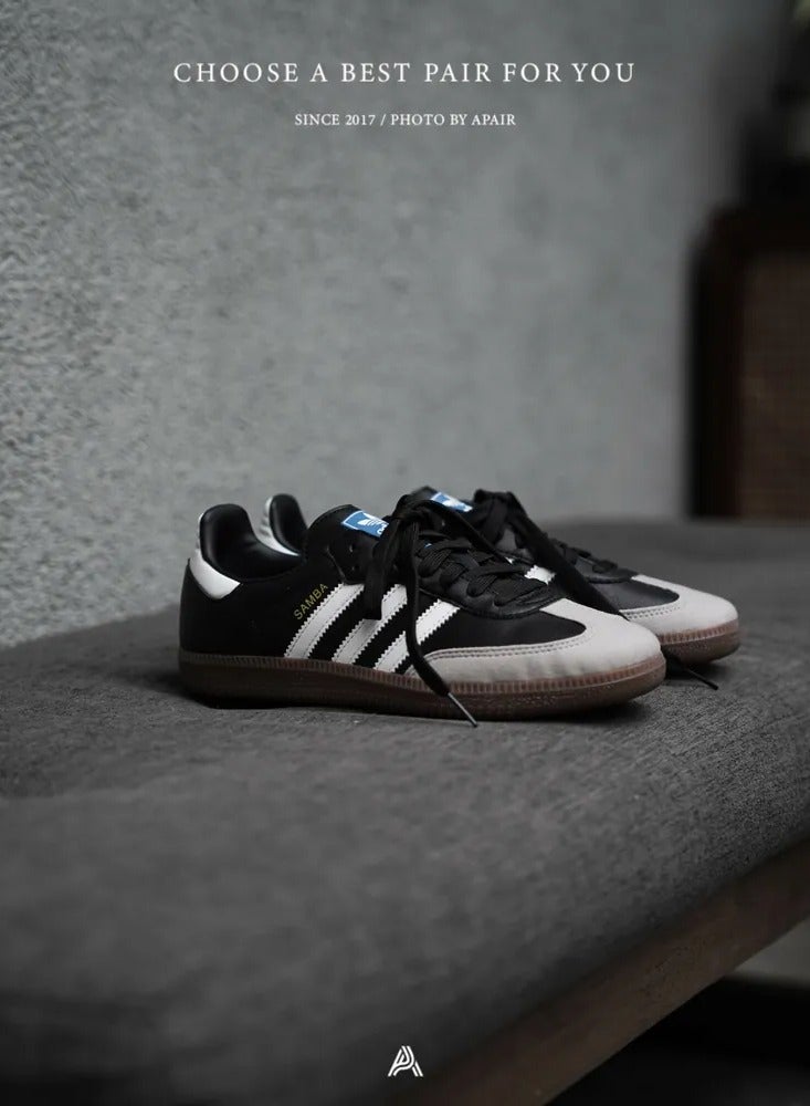 Adidas Unisex Original Sneaker Shoes Samba Vegan Black Gum  - Image 1