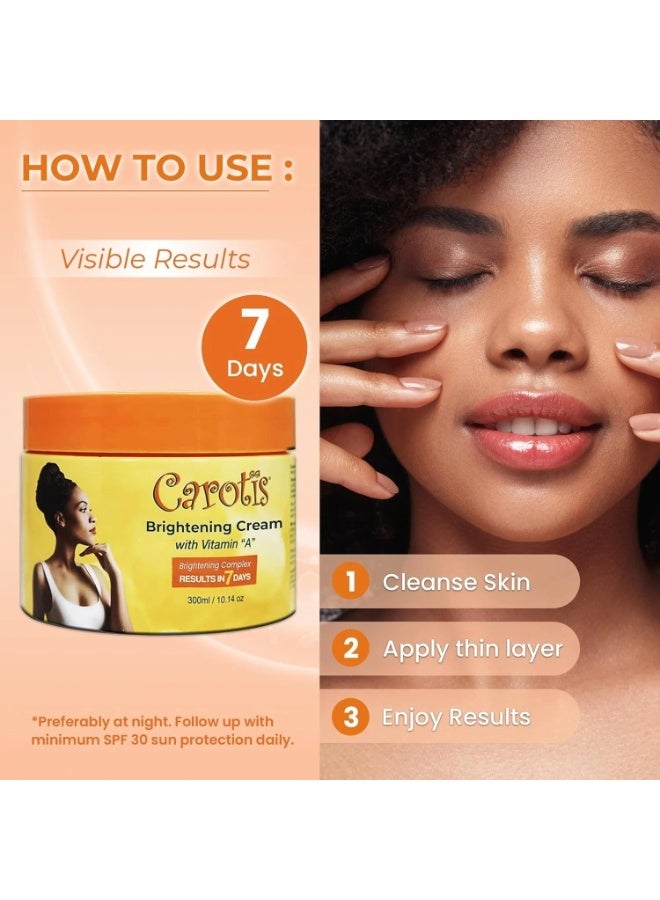 Carotis Skin Brightening Cream – 300ml  7 Day Night Cream for U... - Image 5