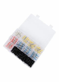 500 Pcs Solder Seal Wire Connectors - Insulated Waterproof Heat Shrink Butt Connector Terminals Electrical with Case