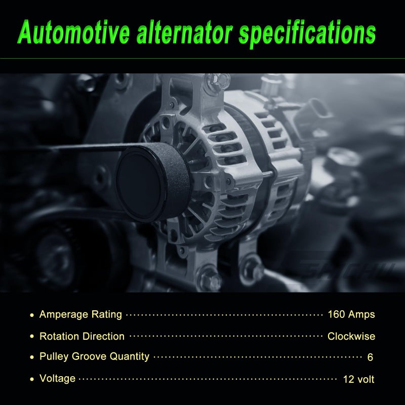 SHICHU Alternator Compatible with 2009-2020 Journey 2.4L L4, Alternator Replacement 11440 4801490AA 4801490AC A2TX0281 - Image 4