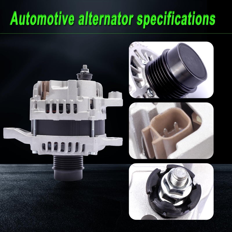SHICHU Alternator Compatible with 2009-2020 Journey 2.4L L4, Alternator Replacement 11440 4801490AA 4801490AC A2TX0281 - Image 5