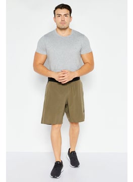 Reebok Men Sportswear Fit Training Short, Olive  - Image 3