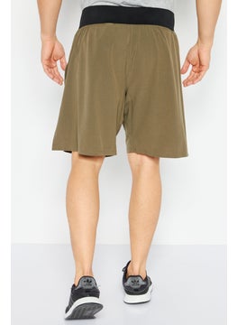 Reebok Men Sportswear Fit Training Short, Olive  - Image 4