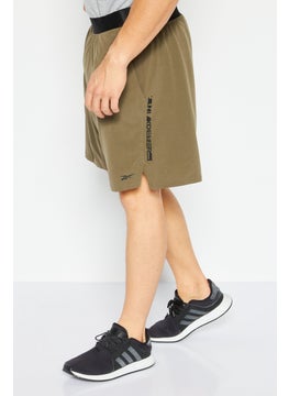 Reebok Men Sportswear Fit Training Short, Olive  - Image 2