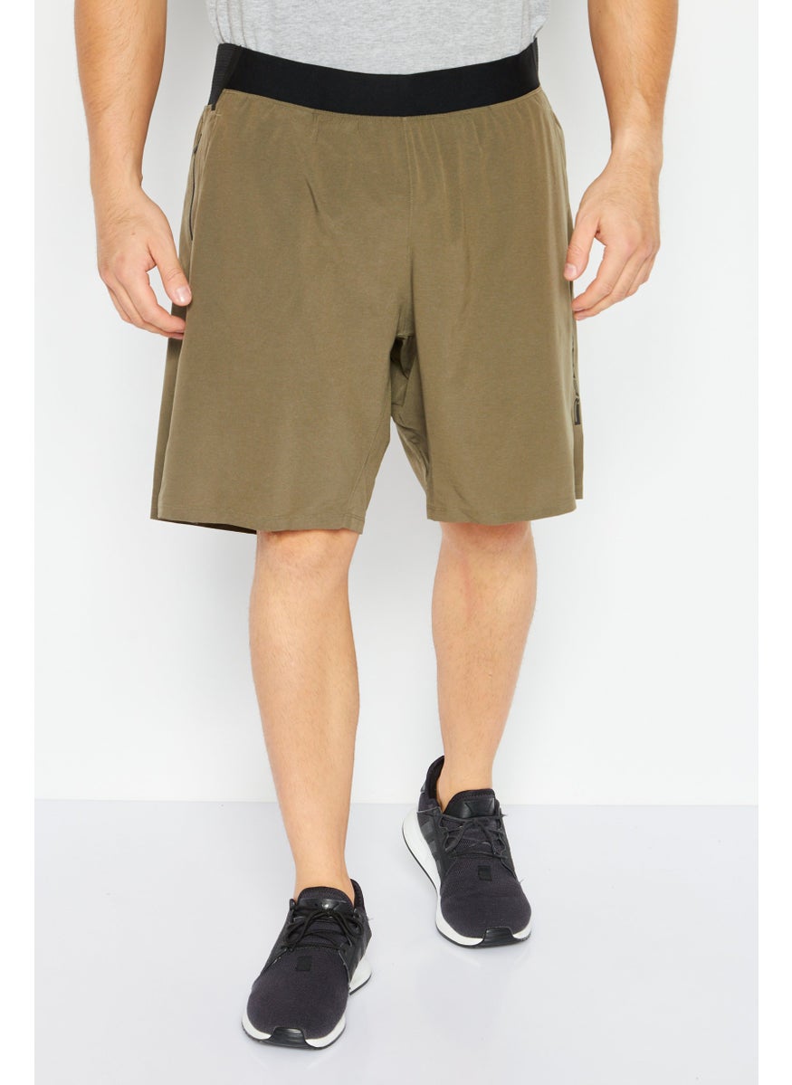 Reebok Men Sportswear Fit Training Short, Olive  - Image 1