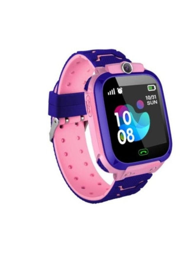 ACLIX Children's Smart Wrist Watch Phone Smartwatch For Boys Girls With Sim Card Photo Waterproof GPS Tracker Child Kids Smart Watch Pink/Black/Purple  - Image 1