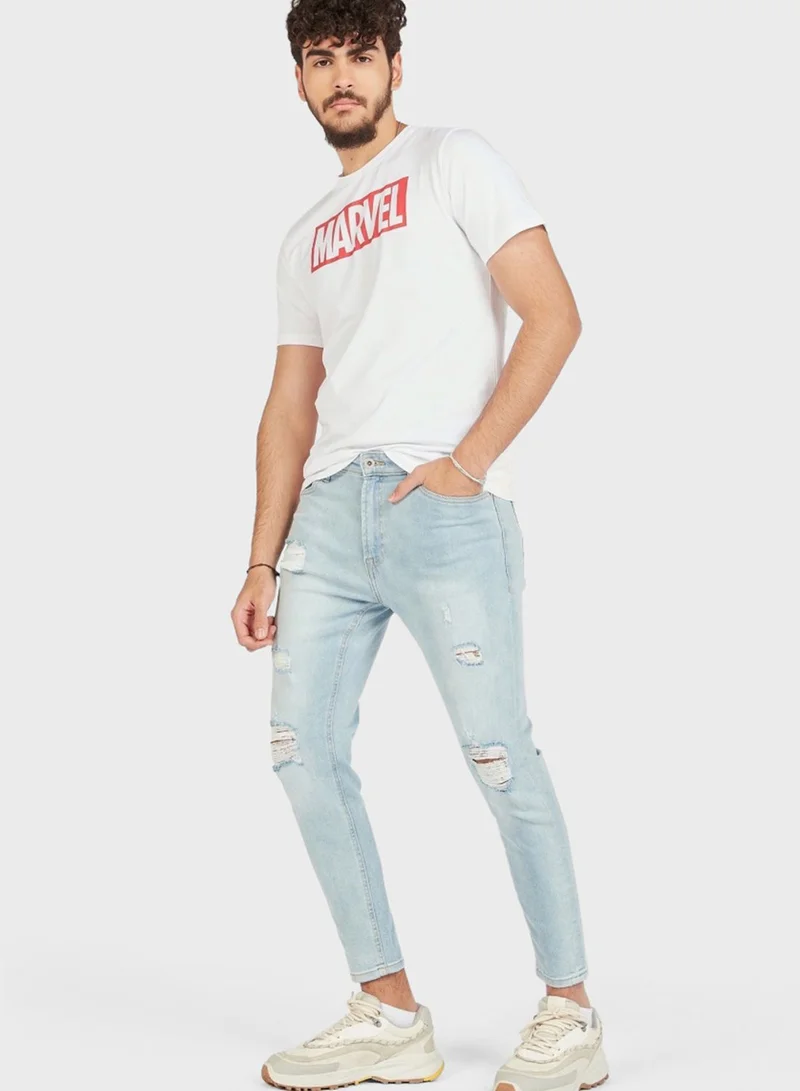 SP Characters Marvel Crew Neck T-Shirt