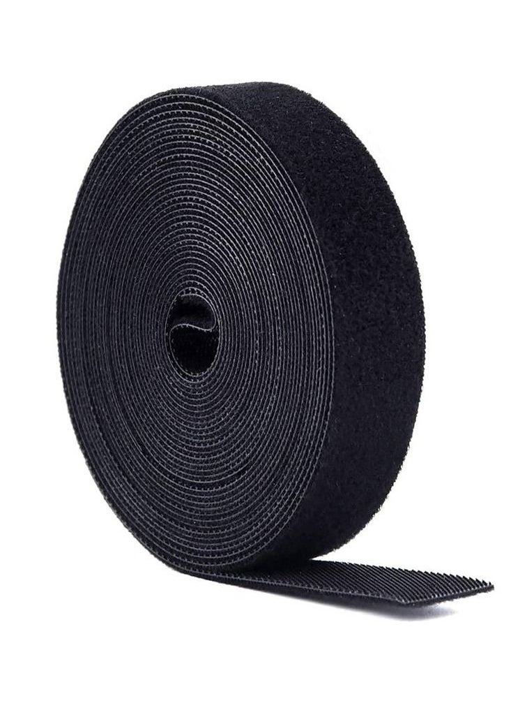 Generic Cable Tidy Management 10Meter,Reusable Fastening Cable Ties, Fastening Tape Sticky Strips Hook Loop Flexible Wire Ties Cable Organizer for Cables - (15MM*10M)  - Image 1