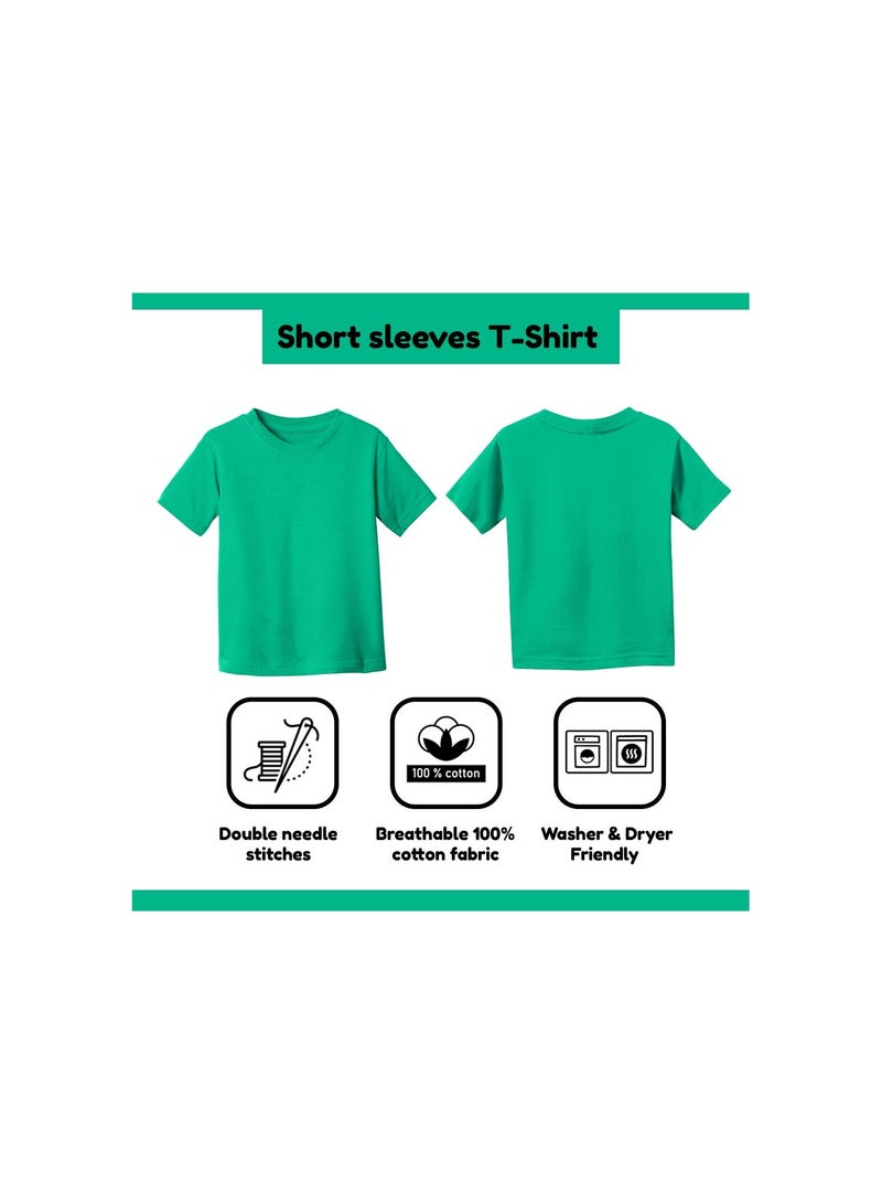 Pakistan Independence Day Kids Girls T-Shirt – Short Sleeve RoundNeck Cotton Tshirt-Ideal for Independence Day Celebrations, School Events  - Image 5
