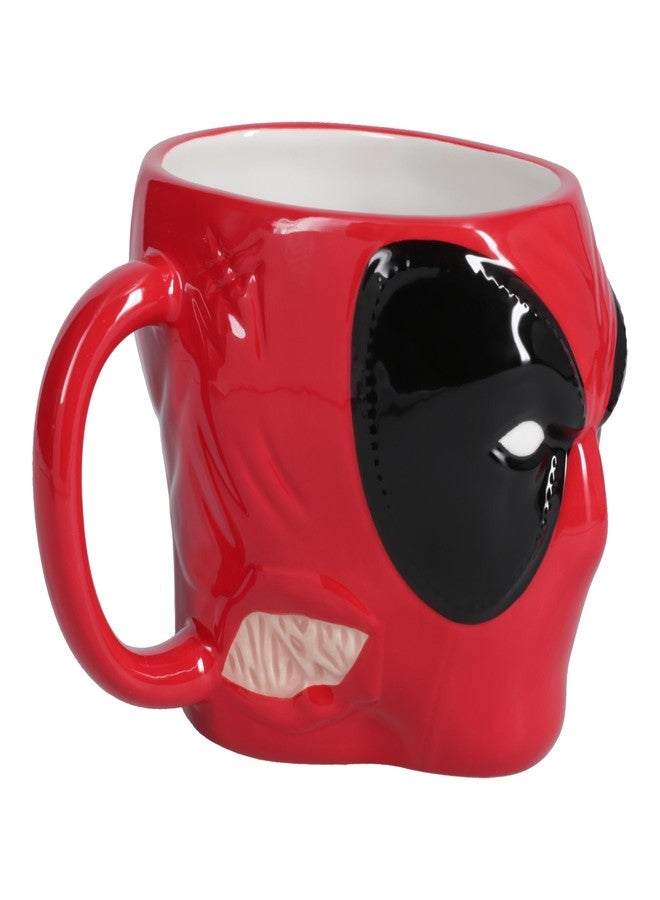 Paladone Marvel Offical Licensed Deadpool Drinkware by Paladone Deadpool Face Ceramic Coffee Mug, Novelty Comic Gift and Keepsake, 11oz tea cup - Image 4