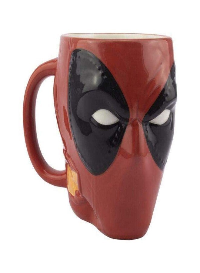Paladone Marvel Offical Licensed Deadpool Drinkware by Paladone Deadpool Face Ceramic Coffee Mug, Novelty Comic Gift and Keepsake, 11oz tea cup - Image 2