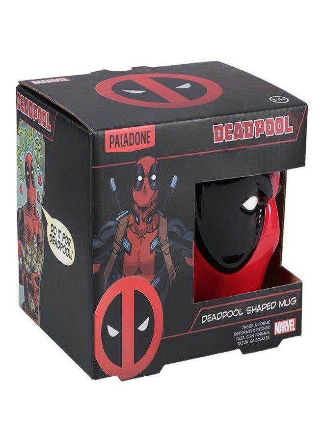 Paladone Marvel Offical Licensed Deadpool Drinkware by Paladone Deadpool Face Ceramic Coffee Mug, Novelty Comic Gift and Keepsake, 11oz tea cup - Image 5