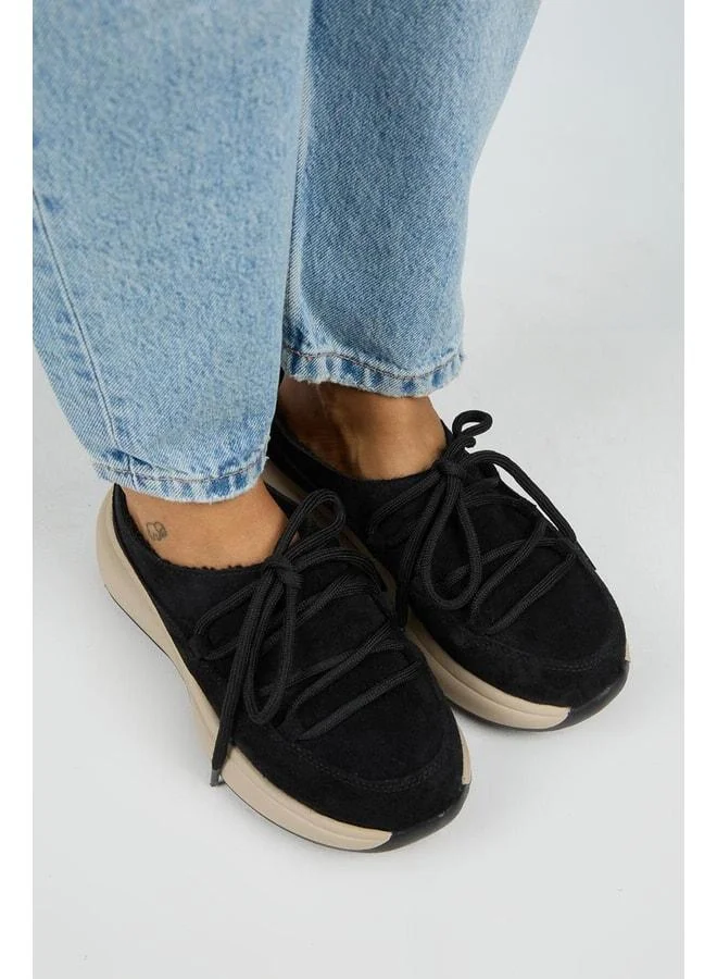 Manijero  Korcia Women's Authentic Leather Sabo Black Slippers. for Women | Best Price UAE