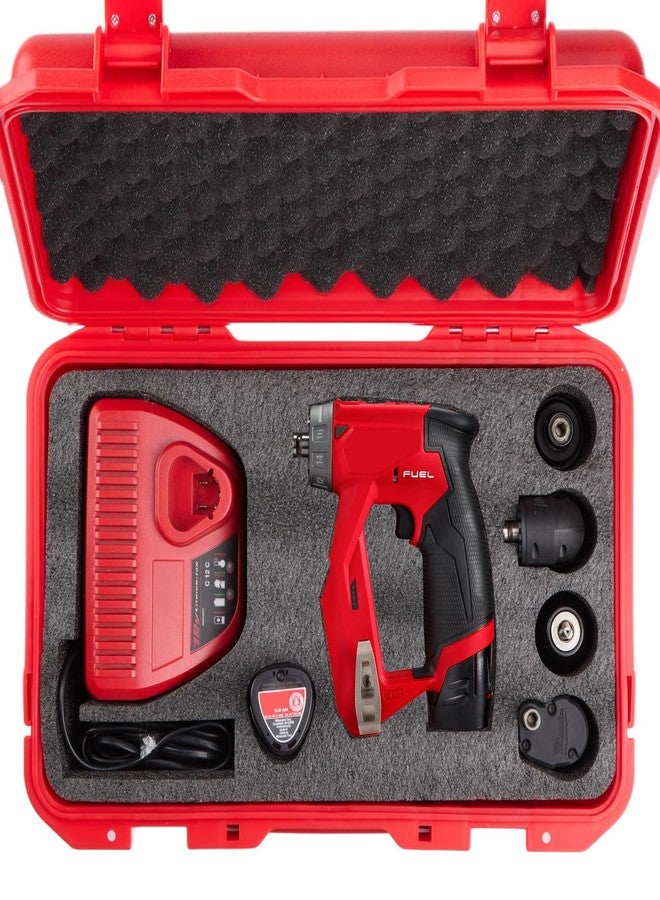 YDEPLVEO Hard Case for Milwaukee M12 Fuel Installation Drill/Driver Kit & Accessories (2505-22) | High-Density Foam | Durable Protective Carrying Storage Tool Box Organizer | (CASE ONLY) - Image 1