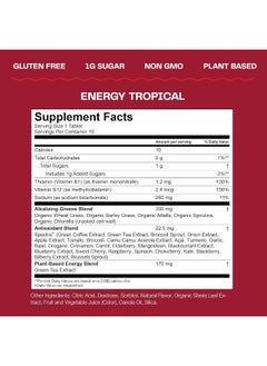 Amazing Grass - Green Superfood Energy Effervescent Tablets Tropical 6 Tubes  - Image 4