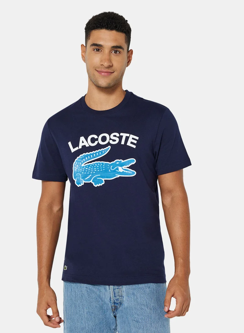 LACOSTE Logo Crocodile Regular Fit T-Shirt