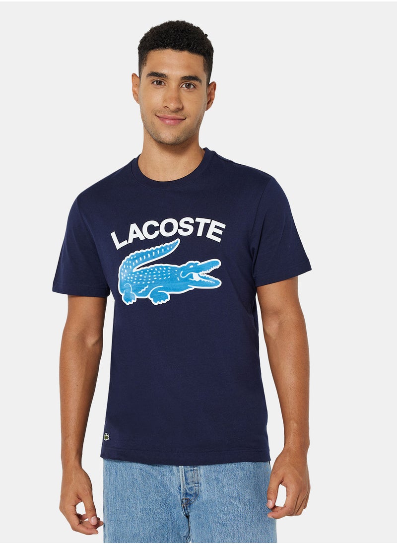 LACOSTE - Logo Crocodile Regular Fit T-Shirt - Image 1
