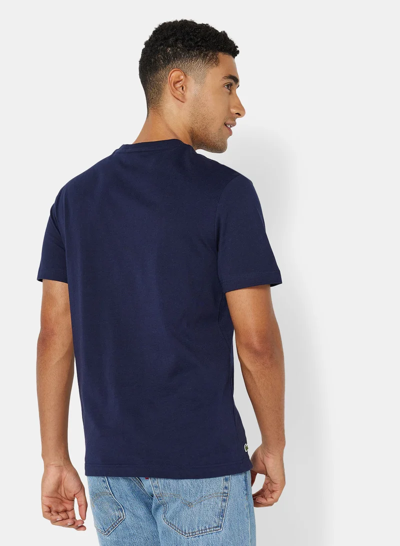 LACOSTE Logo Crocodile Regular Fit T-Shirt