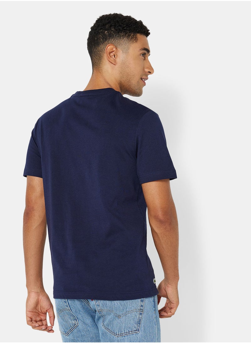 LACOSTE - Logo Crocodile Regular Fit T-Shirt - Image 1