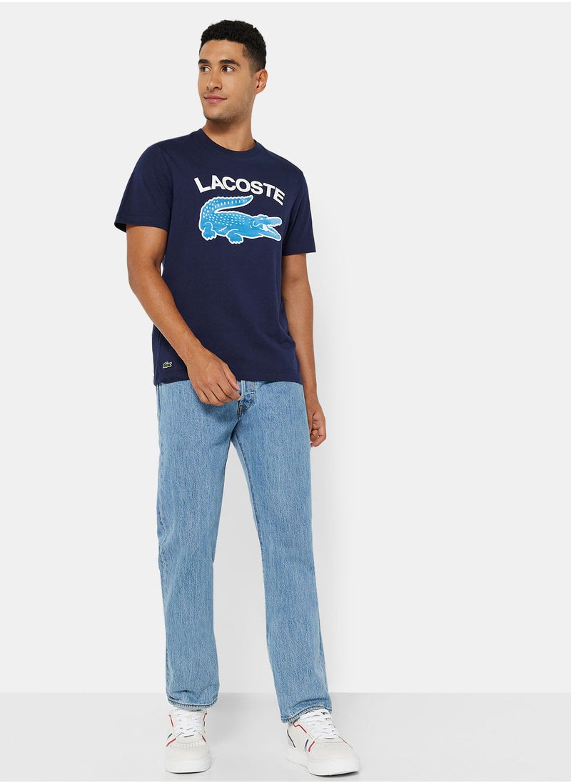 LACOSTE - Logo Crocodile Regular Fit T-Shirt - Image 1