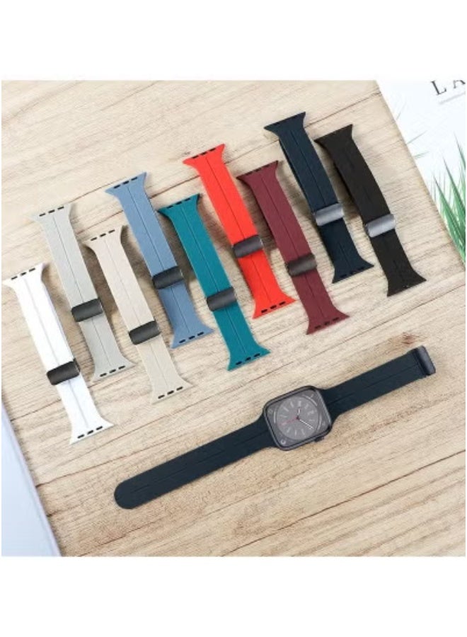 🕒 Apple Watch Band Compatible with 38mm, 40mm, 41mm Models | Soft Silicone Quick Release Sport Strap for Apple Watch Series | Sweat-Resistant, Lightweight & Skin-Friendly | Flexible Replacement Wristband for Daily Wear, Fitness & Travel  - Image 3