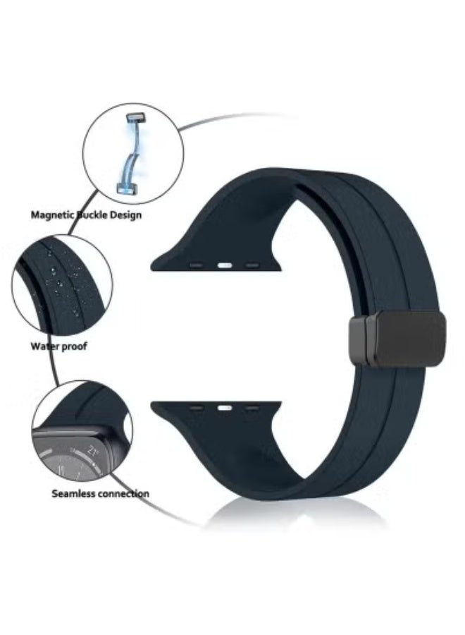 🕒 Apple Watch Band Compatible with 38mm, 40mm, 41mm Models | Soft Silicone Quick Release Sport Strap for Apple Watch Series | Sweat-Resistant, Lightweight & Skin-Friendly | Flexible Replacement Wristband for Daily Wear, Fitness & Travel  - Image 5
