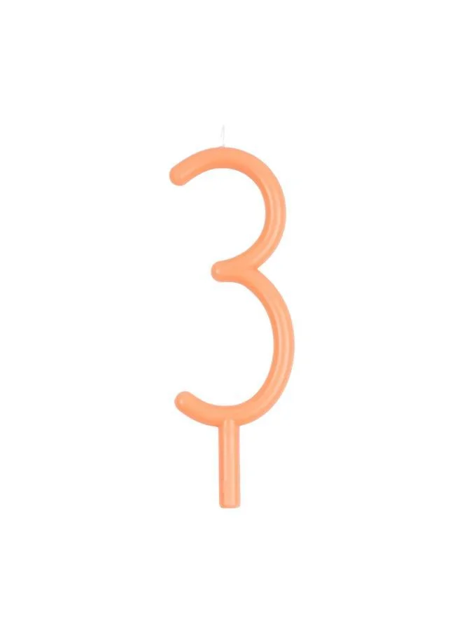 Meri Meri Slim Number 3 Candle