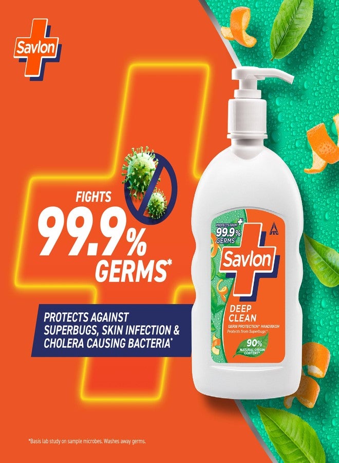 Savlon Deep Clean Germ Protection Liquid Handwash, 200ml - Image 2