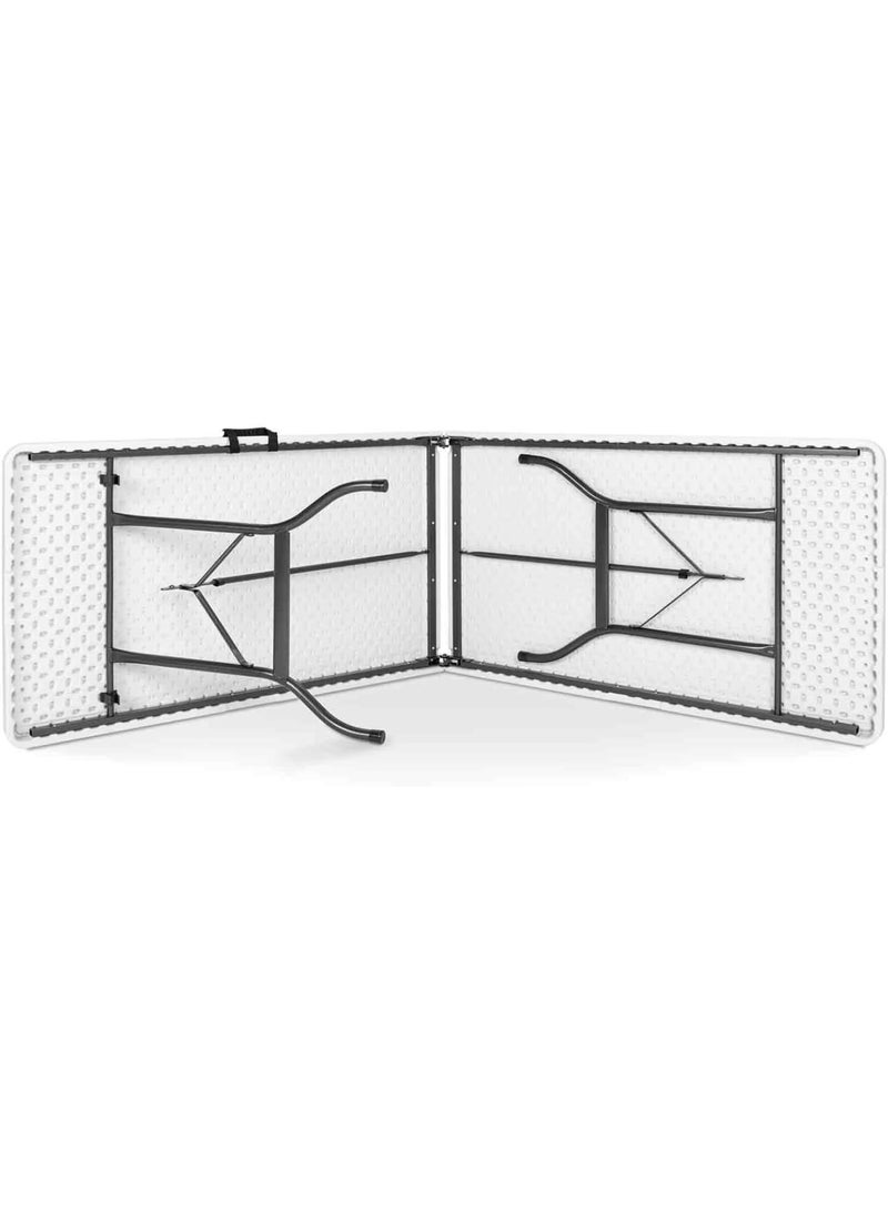 Portable Folding Table 180cm Multi-Purpose Long Table for Camping, Events, Reception and Outdoor Indoor Use Easy Storage Lightweight Design - Image 4