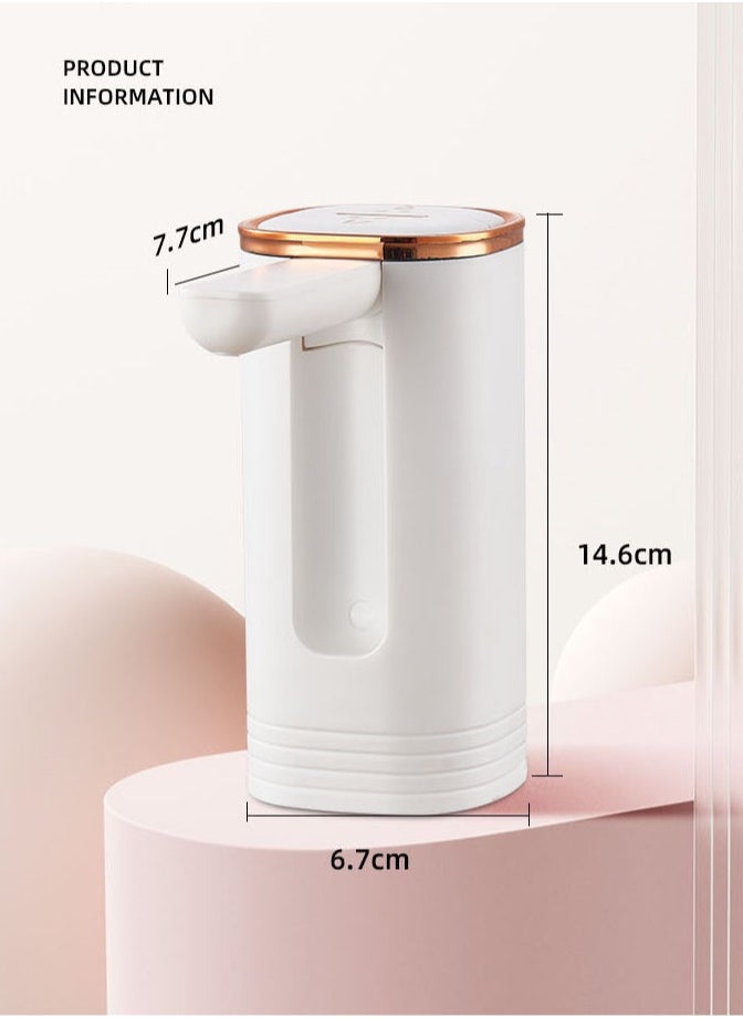 spa luxetique - Foldable Electric 5 Gallon Water Dispenser Pump with Jet Design Type-C USB Rechargeable Portable Water Bottle Pump for Bottled Drinking Water - Image 1
