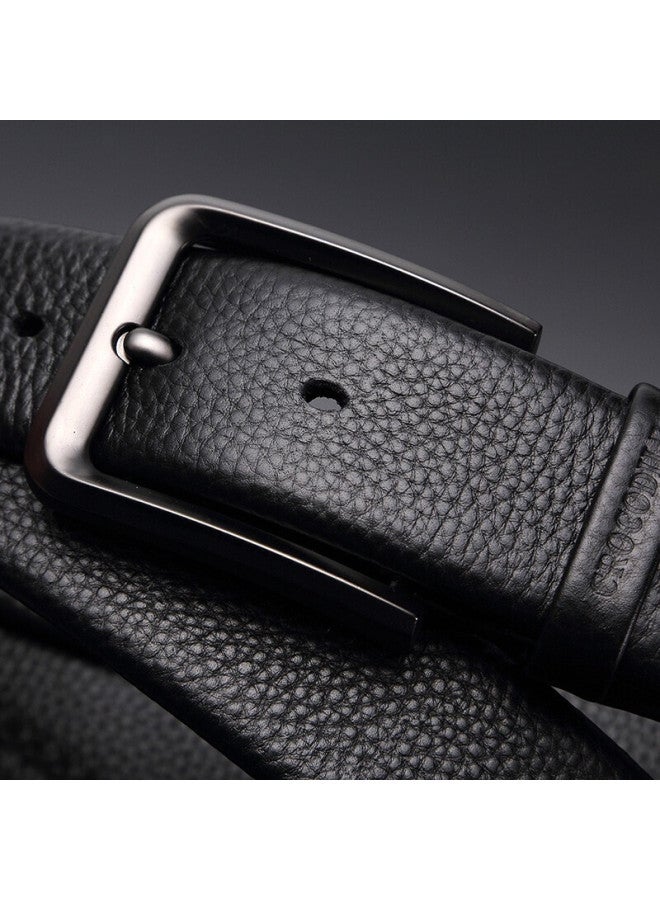 Crocodile Men's Belt, Top-grain Leather, Youth Fashion Soft Pin Buckle Belt, Casual Waistband 11468, Gift For Boyfriend - Image 1