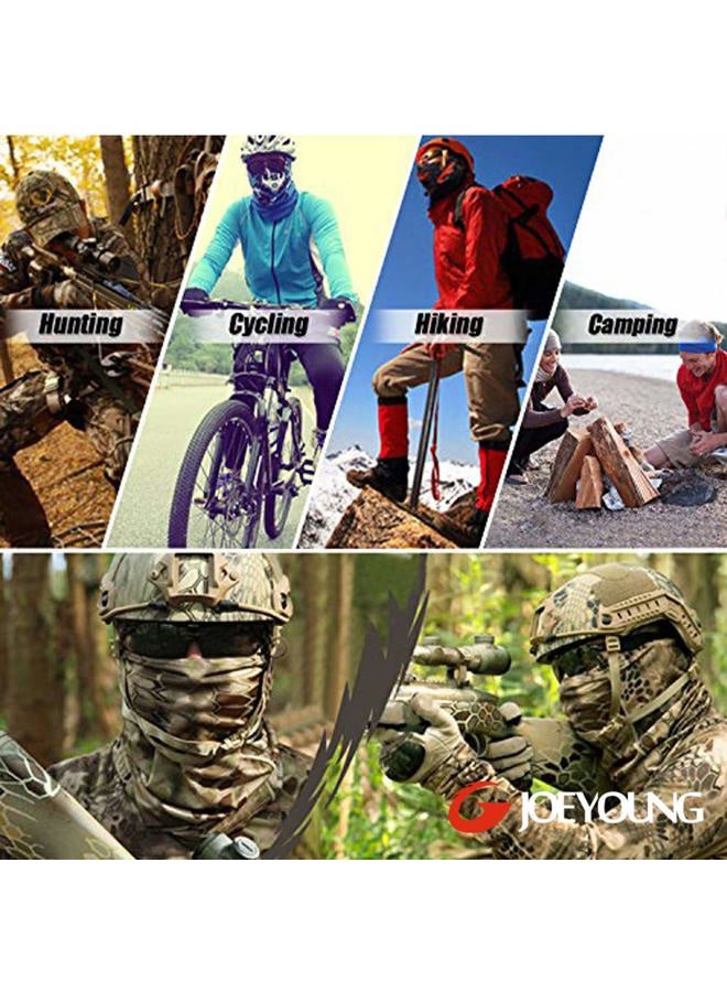 JOEYOUNG 3D Face Sun Mask, Neck Gaiter, Headwear, Magic Scarf, Balaclava, Bandana, Face Mask, Hunting, Running, Motorcycle - Image 5