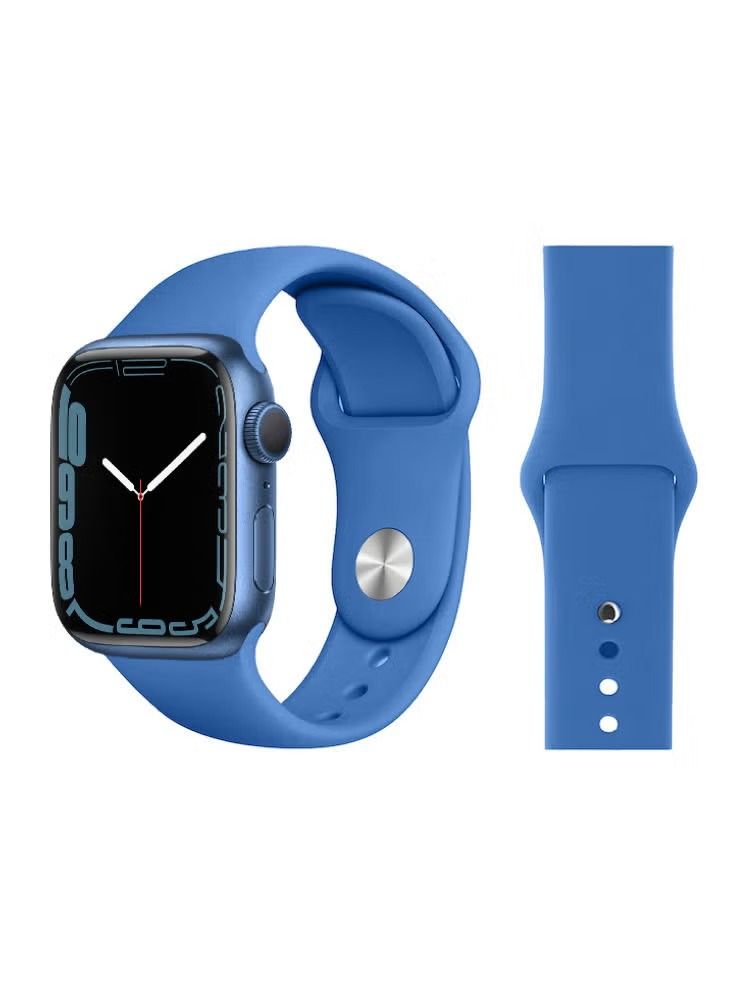 Zaboon Solid Silicone Replacement Band For Apple Watch 41/40/38mm Series 7/6/5/4/SE - Image 1